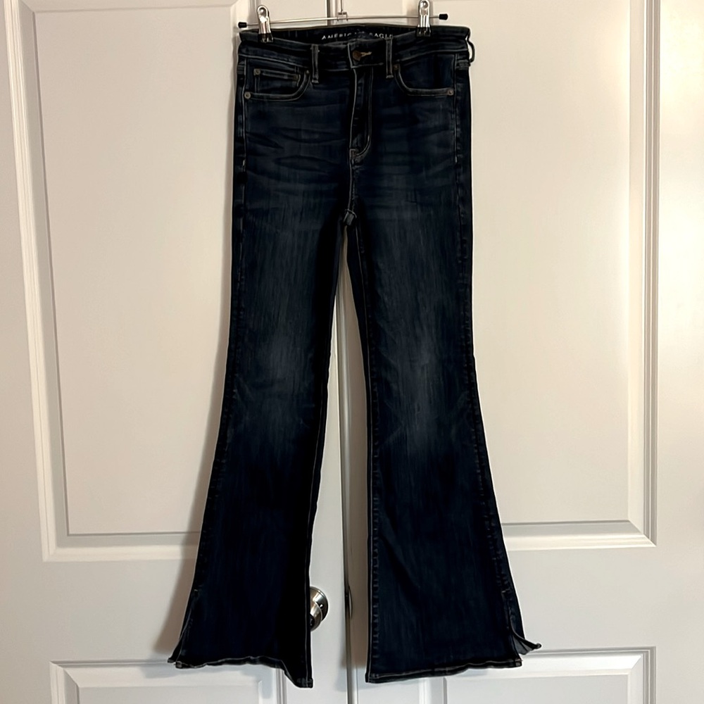 American Eagle Super Hi-Rise Flare